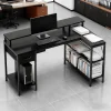 39 Inch L Shaped Gaming Desk with Power Strip - Thumbnail Image 1