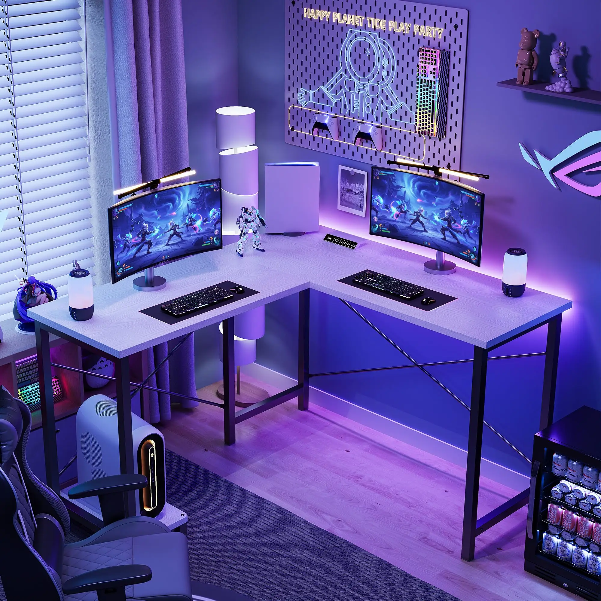 50 Inch L Shaped Desk Computer - Image 1
