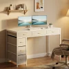 47 Inch Computer Desk with 6 Drawers - Thumbnail Image 1