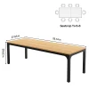 78.7 Inch Extra Long 2 Person Computer Desk - Thumbnail Image 4