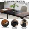 Large Office Desk Computer Table Study - Thumbnail Image 2