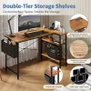 39 Inch L Shaped Gaming Desk with Power Strip - Thumbnail Image 4