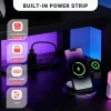 39 Inch L Shaped Gaming Desk with Power Strip - Thumbnail Image 4