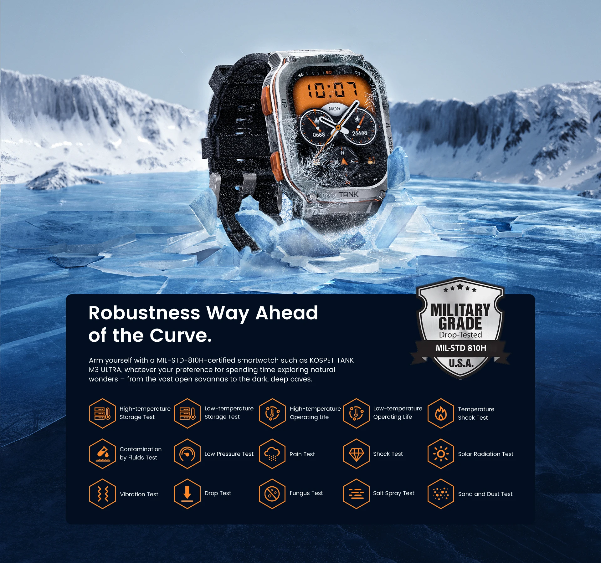 M3 Ultra GPS Smartwatch Waterproof Health Monitor - Image 4