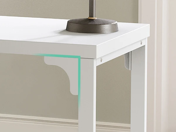 L-Shaped Computer Desk with Drawers & Shelves - Image 3