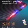 Y Shaped Gaming Desk with RGB LED Lights - Thumbnail Image 3