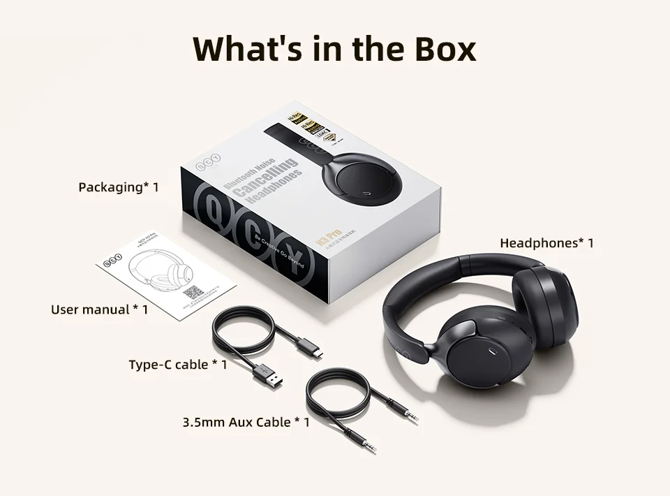 QCY H3 Pro ANC Wireless Headphone - Image 5