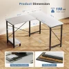 50 Inch L Shaped Desk Computer - Thumbnail Image 2