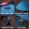 Y Shaped Gaming Desk with RGB LED Lights - Thumbnail Image 4