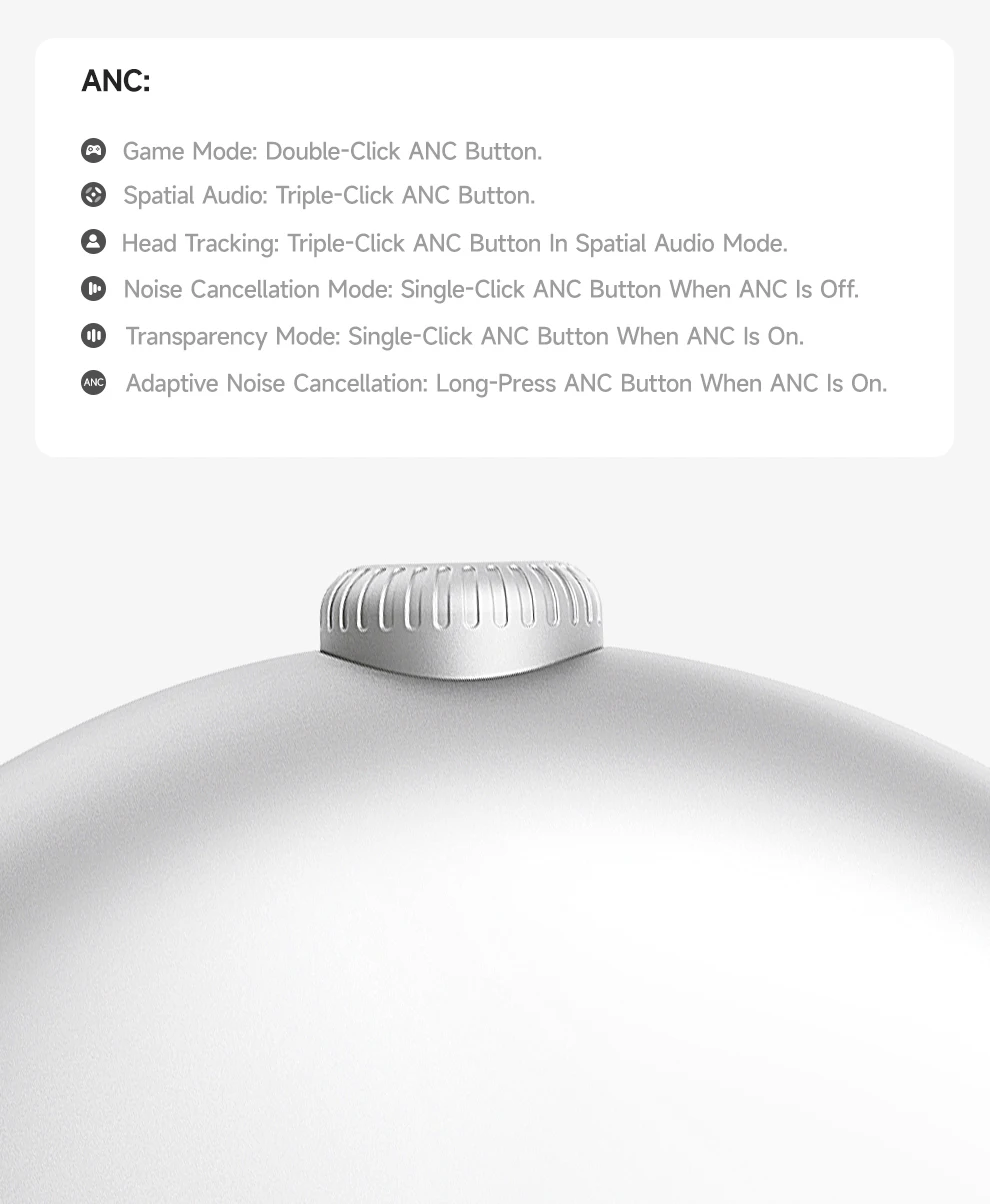 F8 Pro ANC Wireless Headphones - Image 2