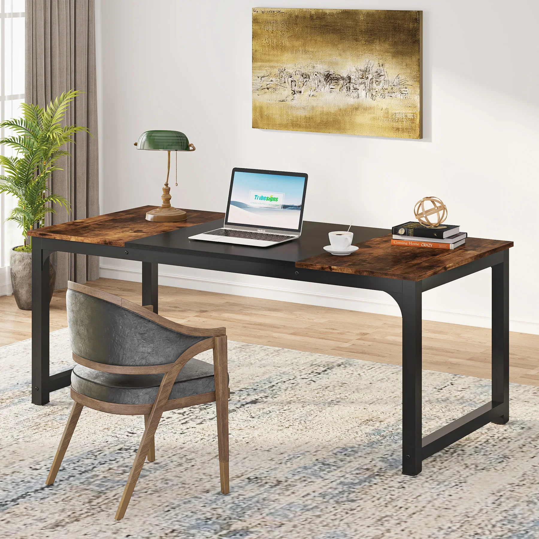 Large Office Desk Computer Table Study - Image 1