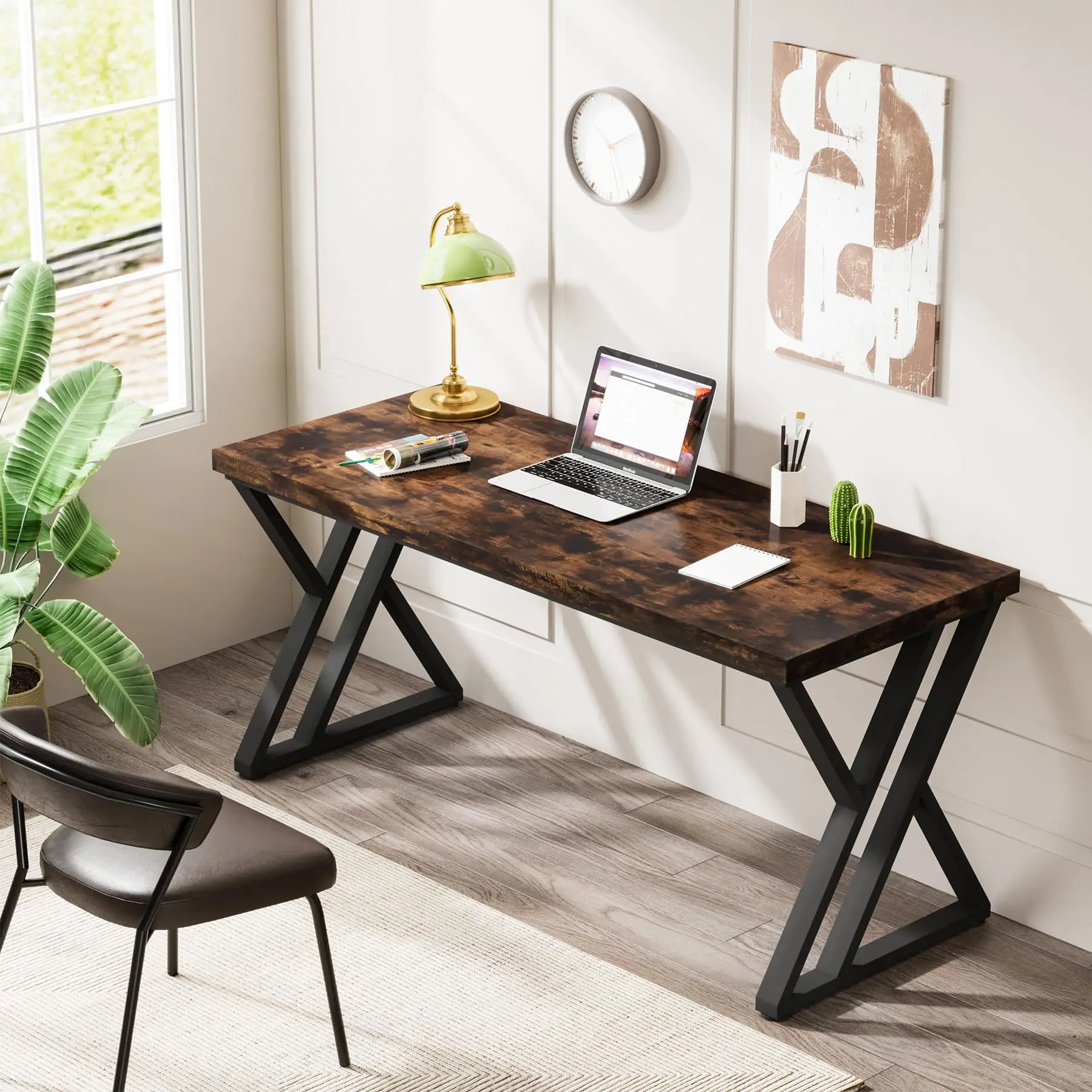 55 Inch Heavy Duty Writing Computer Desk - Image 3